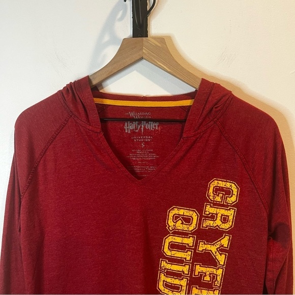Unisex | Harry Potter Gryffindor Quidditch Thin Hooded Sweatshirt | Small - Picture 3 of 7